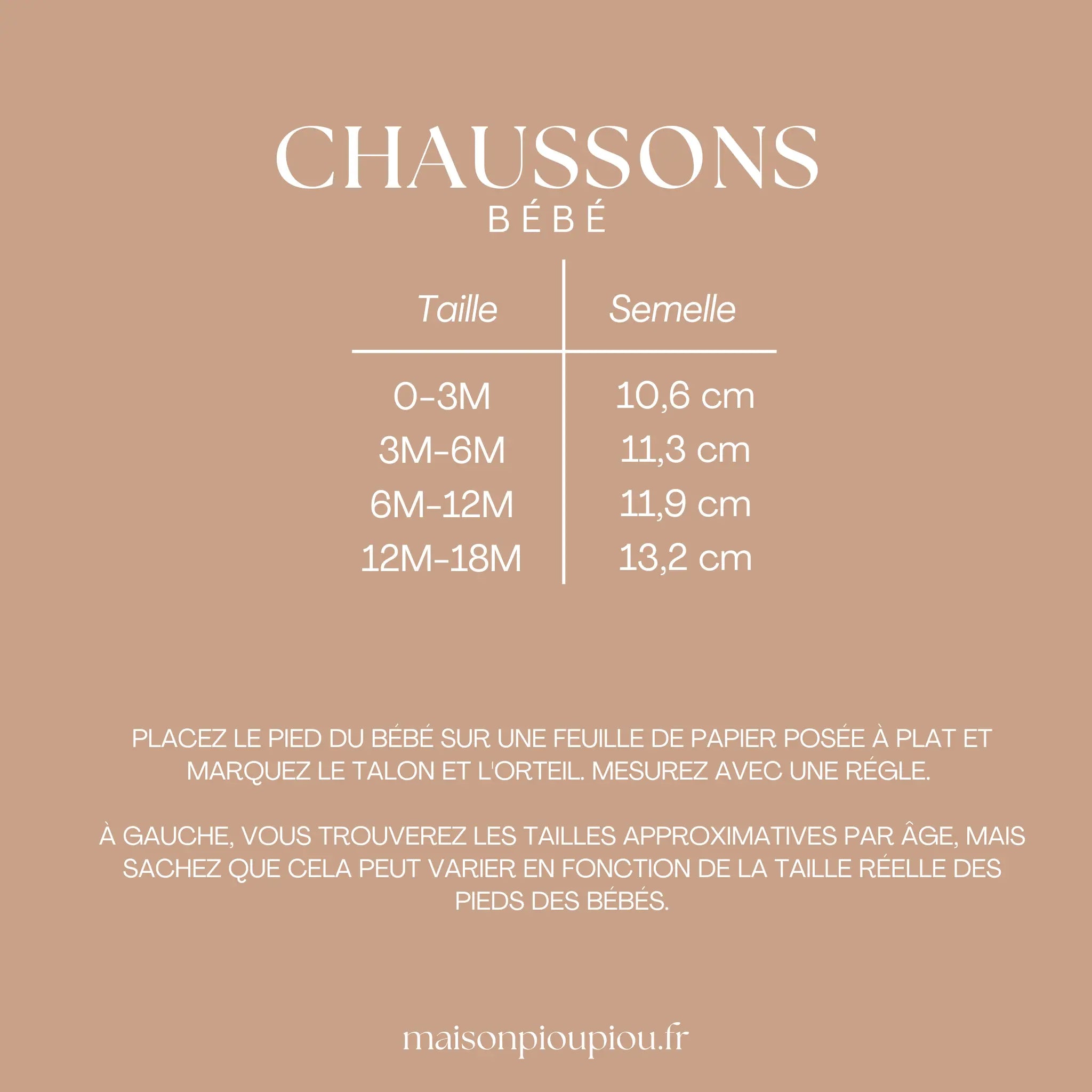 Chaussons en tissu pour bébé   Maison Piou Piou