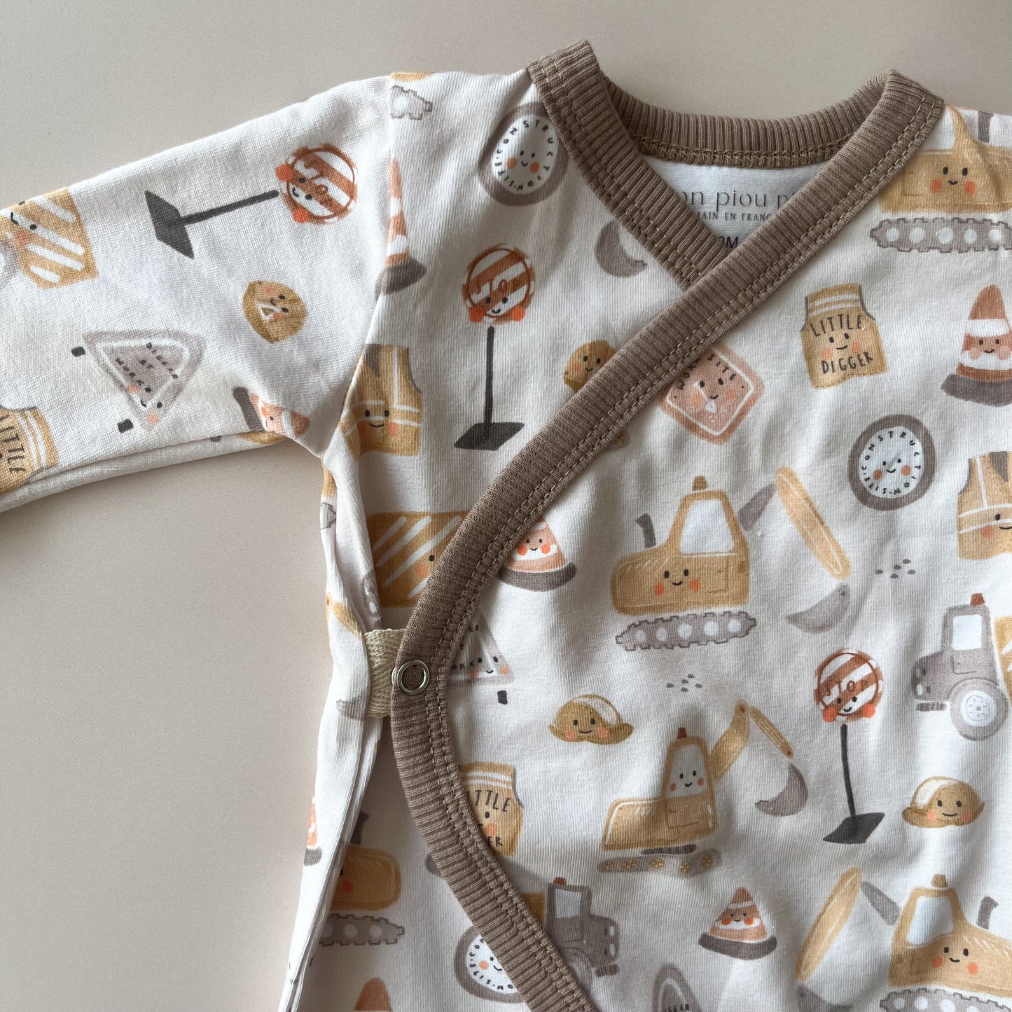 Pyjama kimono imprimé mini engins