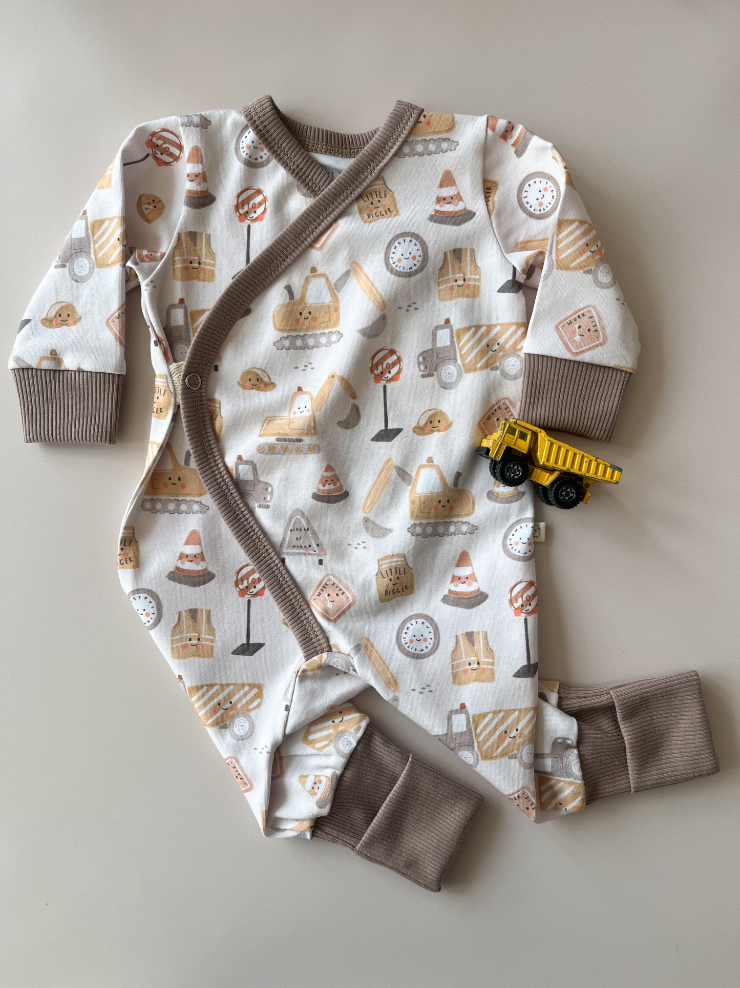 Pyjama kimono imprimé mini engins