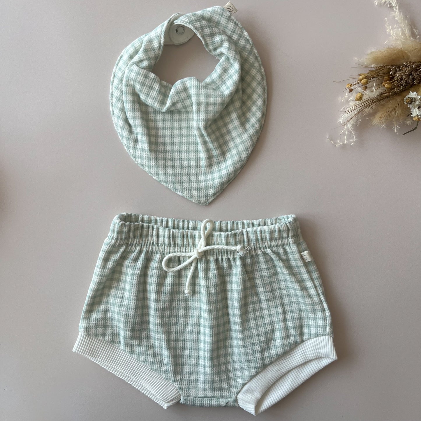 Bloomers bébé en jersey nid d'abeille