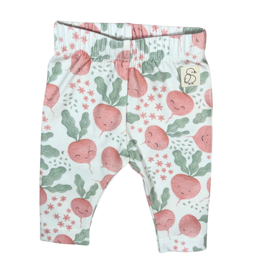 Leggings doux en jersey "Mini Radis"