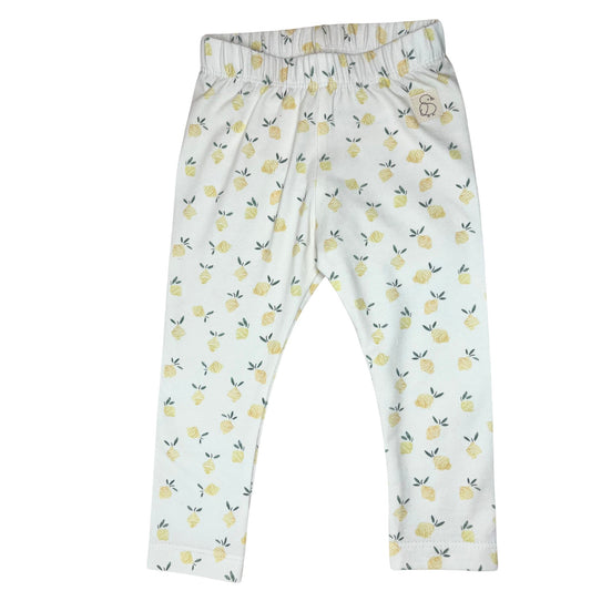 Leggings doux en jersey "Zesty Fun" - 6M & 12M