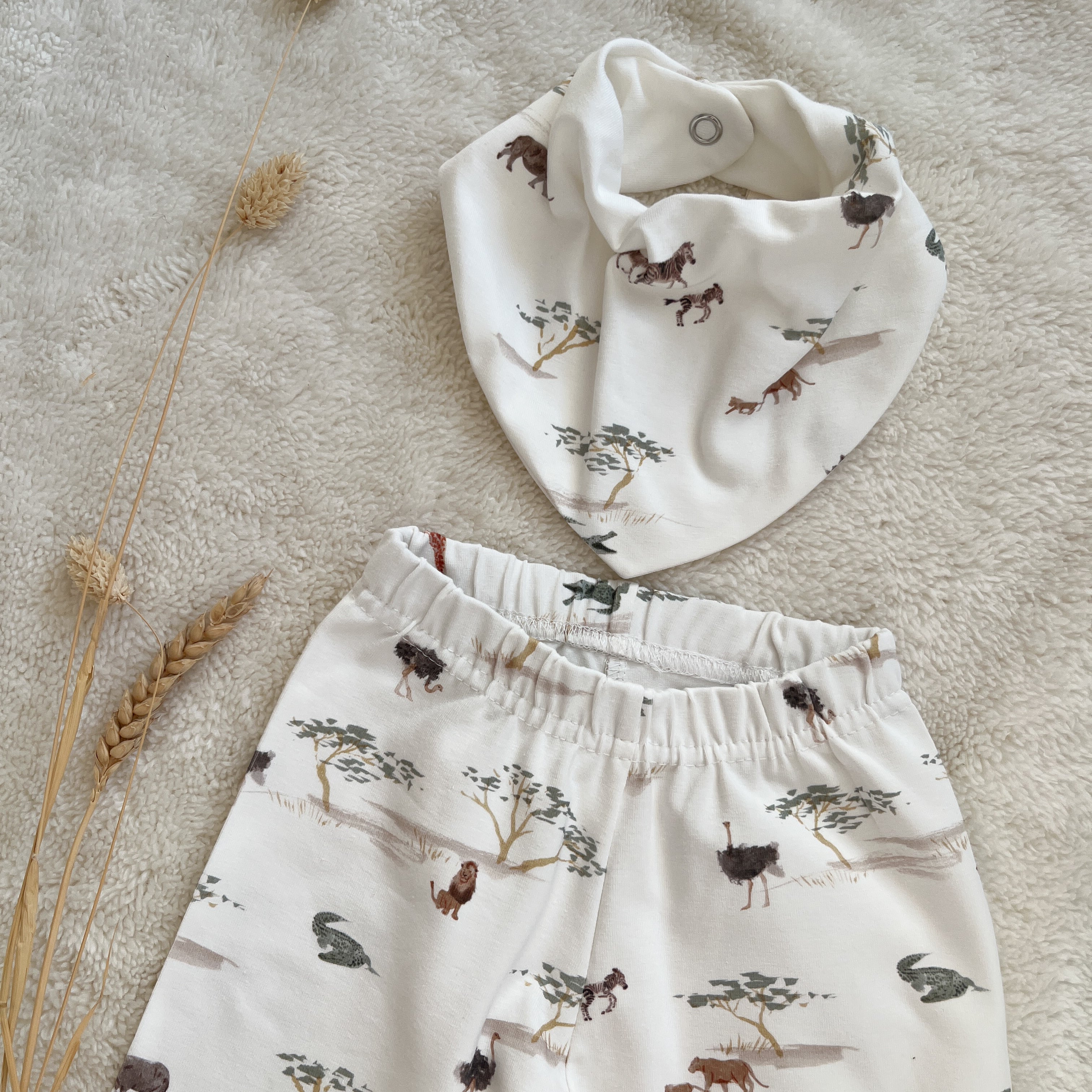 Pantalon bébé – Imprimé Savane
