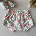 Bloomers bébé imprimé mini radis fait main en france bebe fille