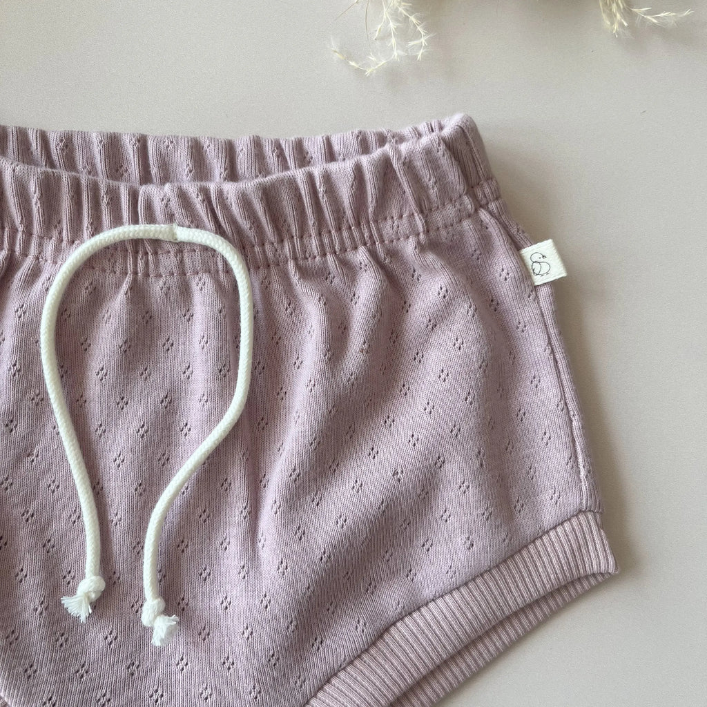 Bloomers bébé pointelle rose   Maison Piou Piou