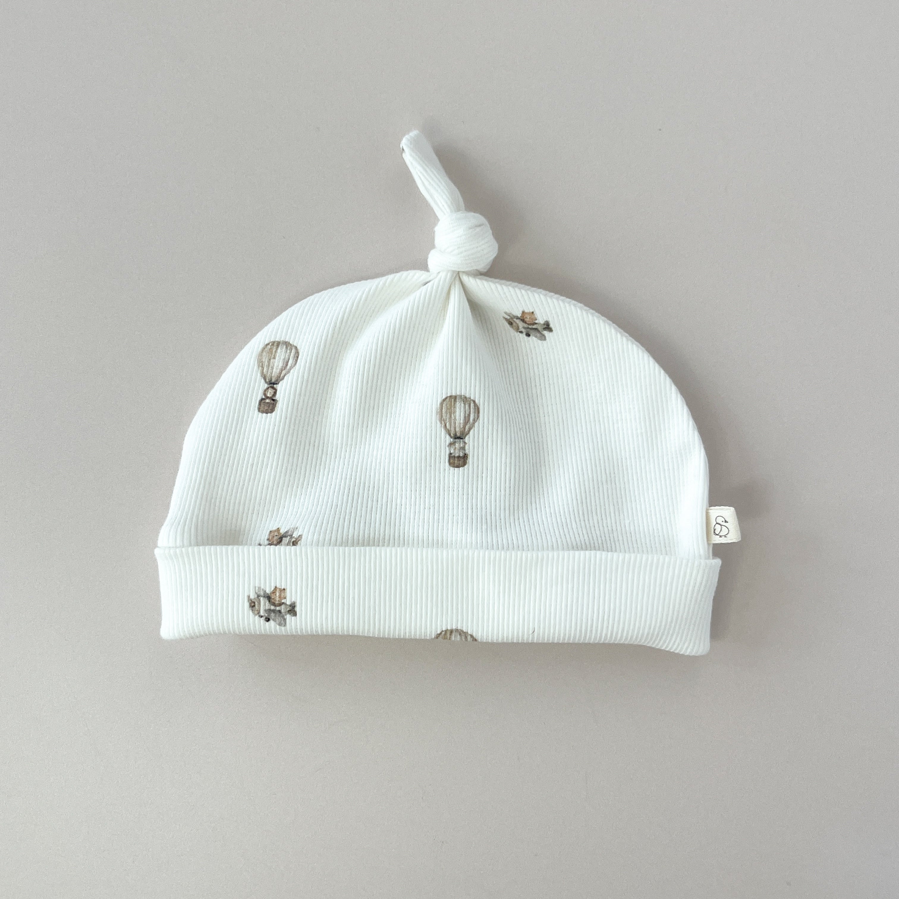 Coffret de naissance bébé – Motif Montgolfières & avions