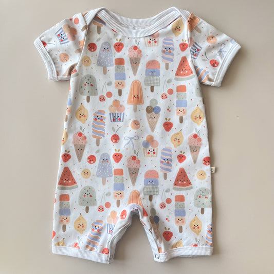 Combicourte pour bébé imprimé glaces   Maison Piou Piou