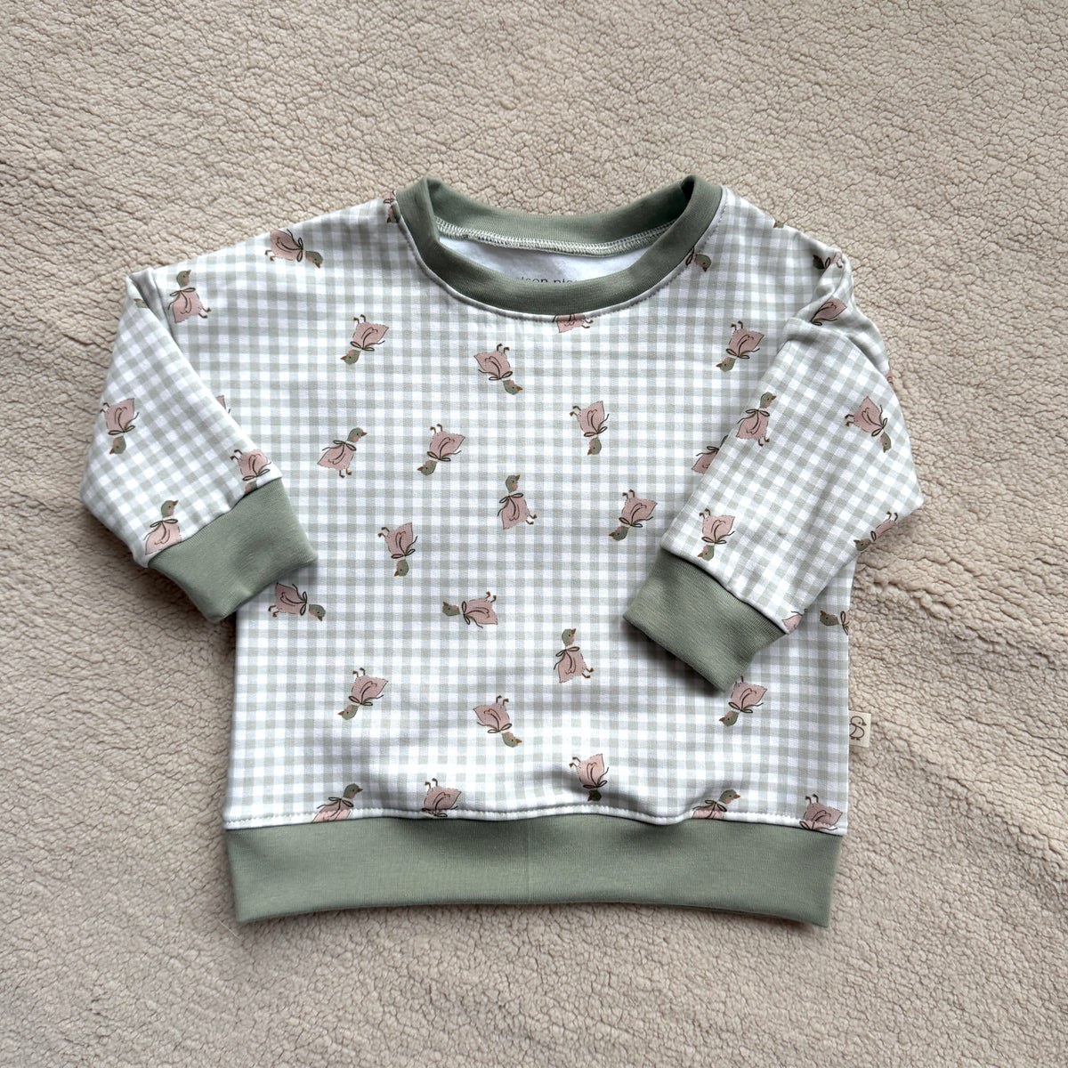 Sweat bébé et enfant , molleton de coton bio