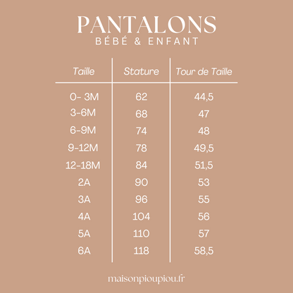 Pantalon unisex en jersey - motif petites poules