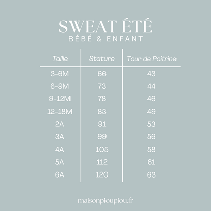 Guide_de_Taille-_Sweat Eté Maison Piou Piou