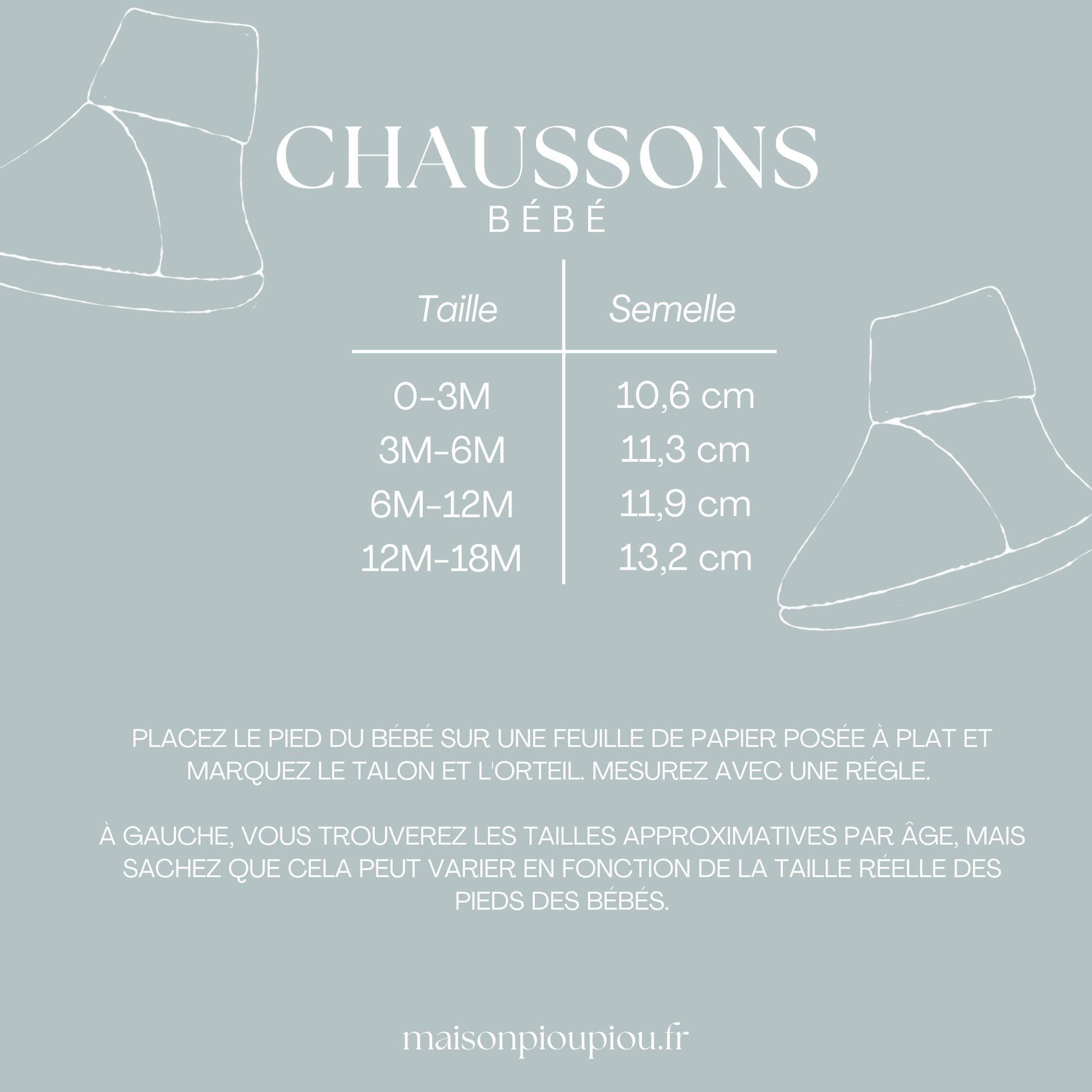 Chaussons Maison Piou Piou