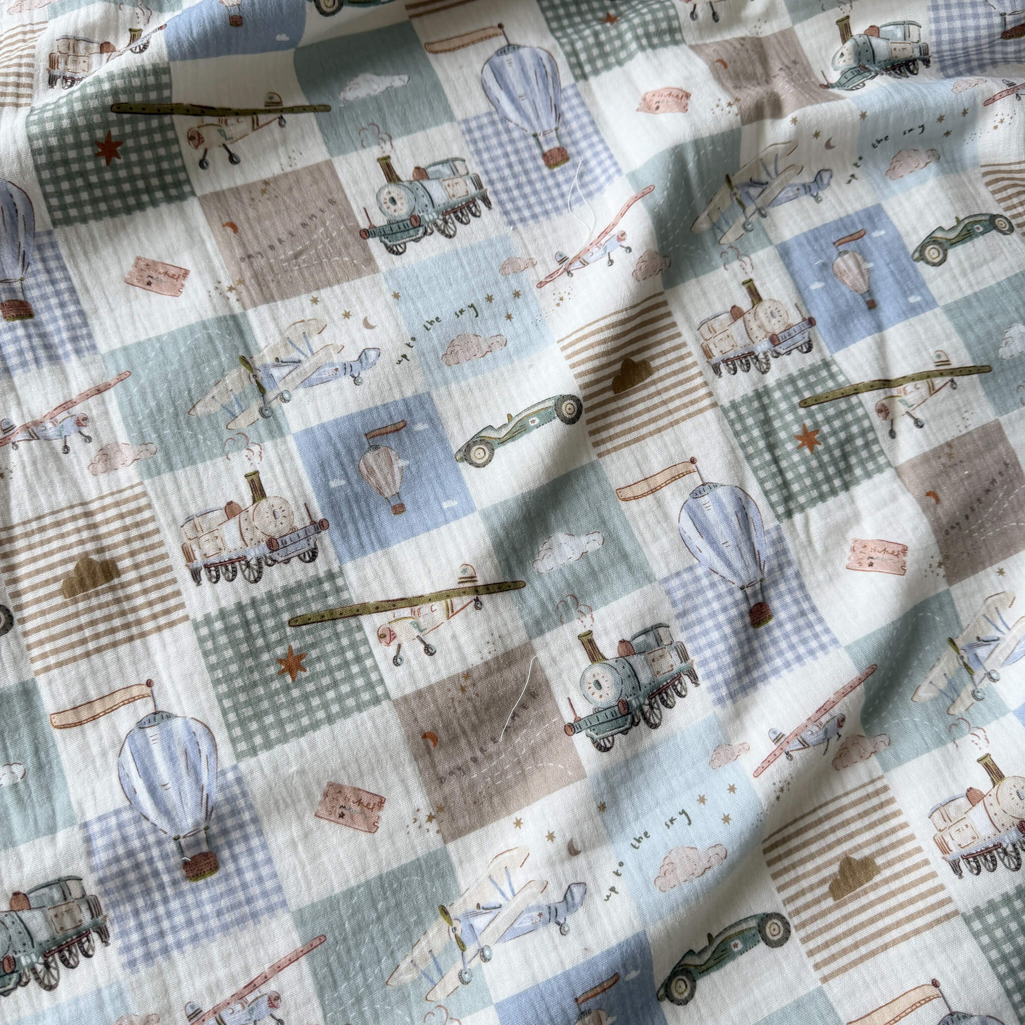 Lange bébé en double gaze de coton
