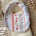 Bavoir bébé en double gaze et micro-éponge bambou