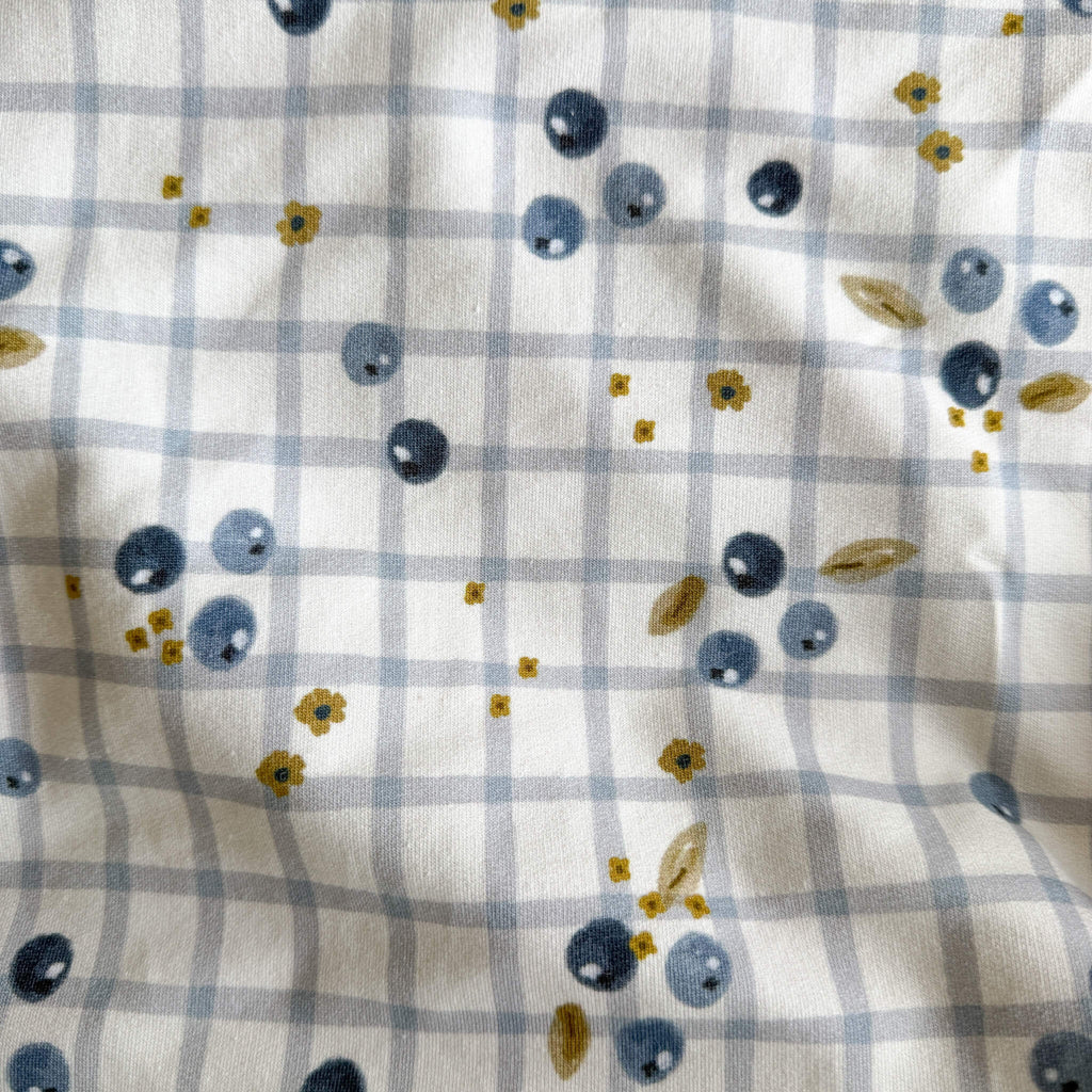 French Terry - Blueberries