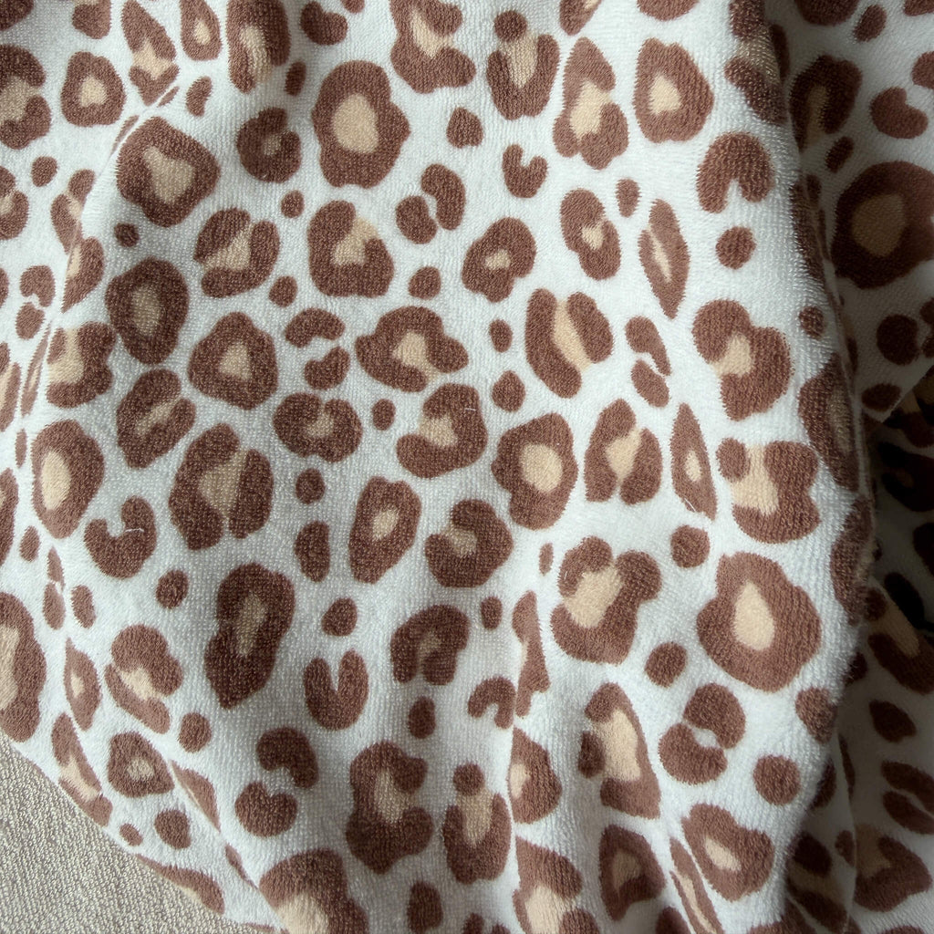 Cotton sponge jersey - Graou/Leopard