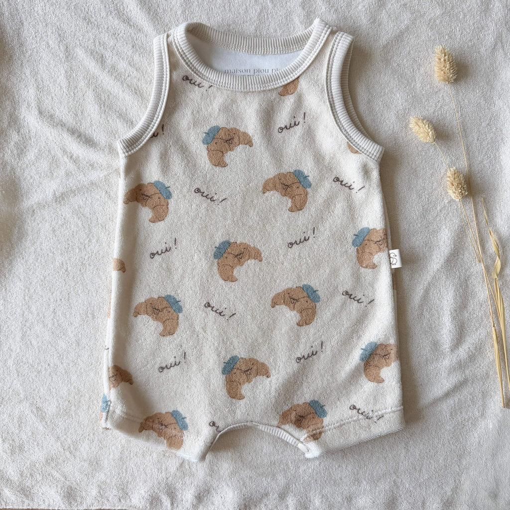 Combinaison bébé – motif croissants