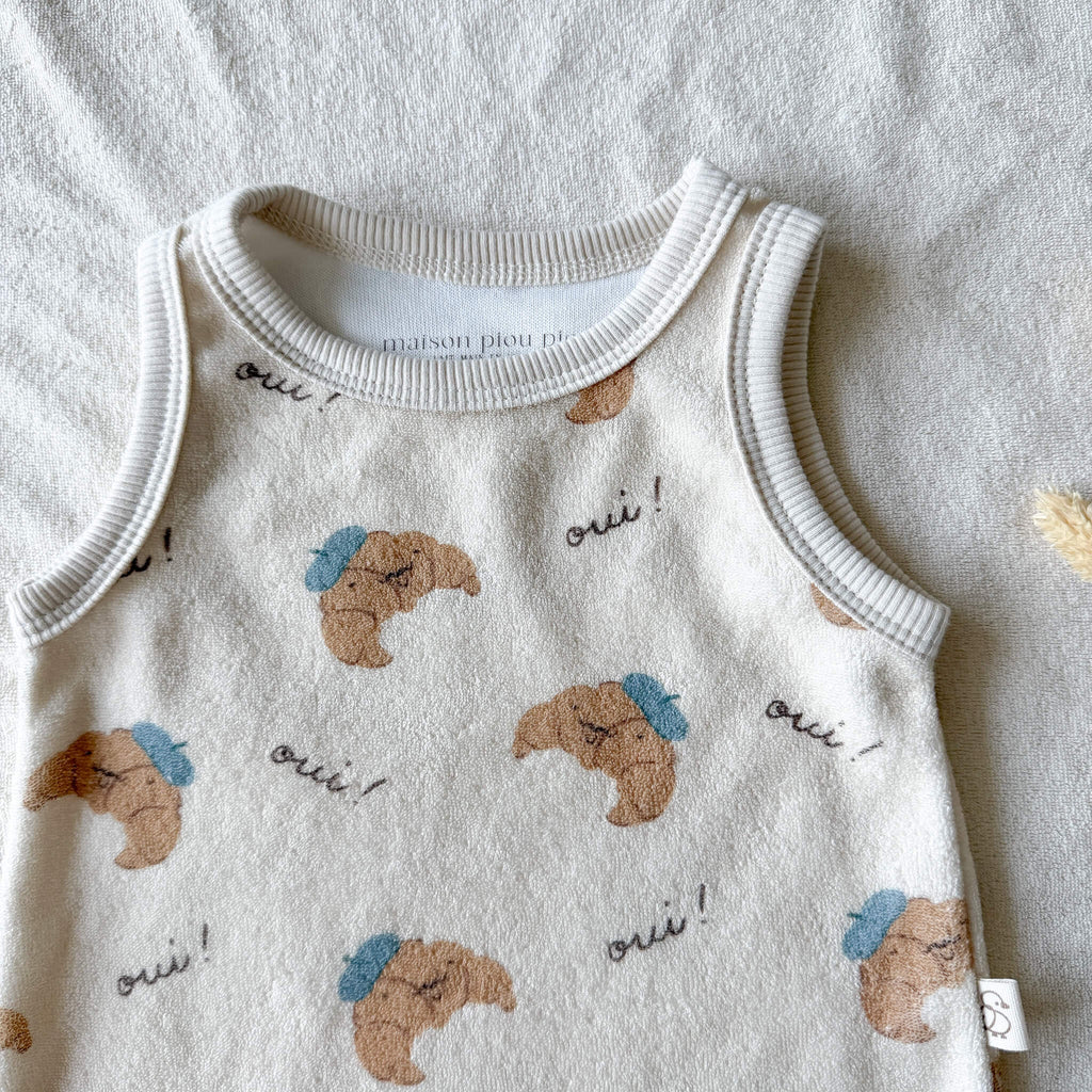 Combinaison bébé – motif croissants