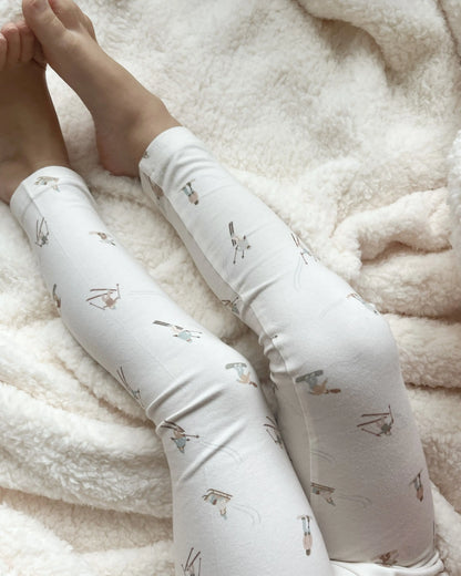 Leggings en coton Petits Skieurs   Maison Piou Piou