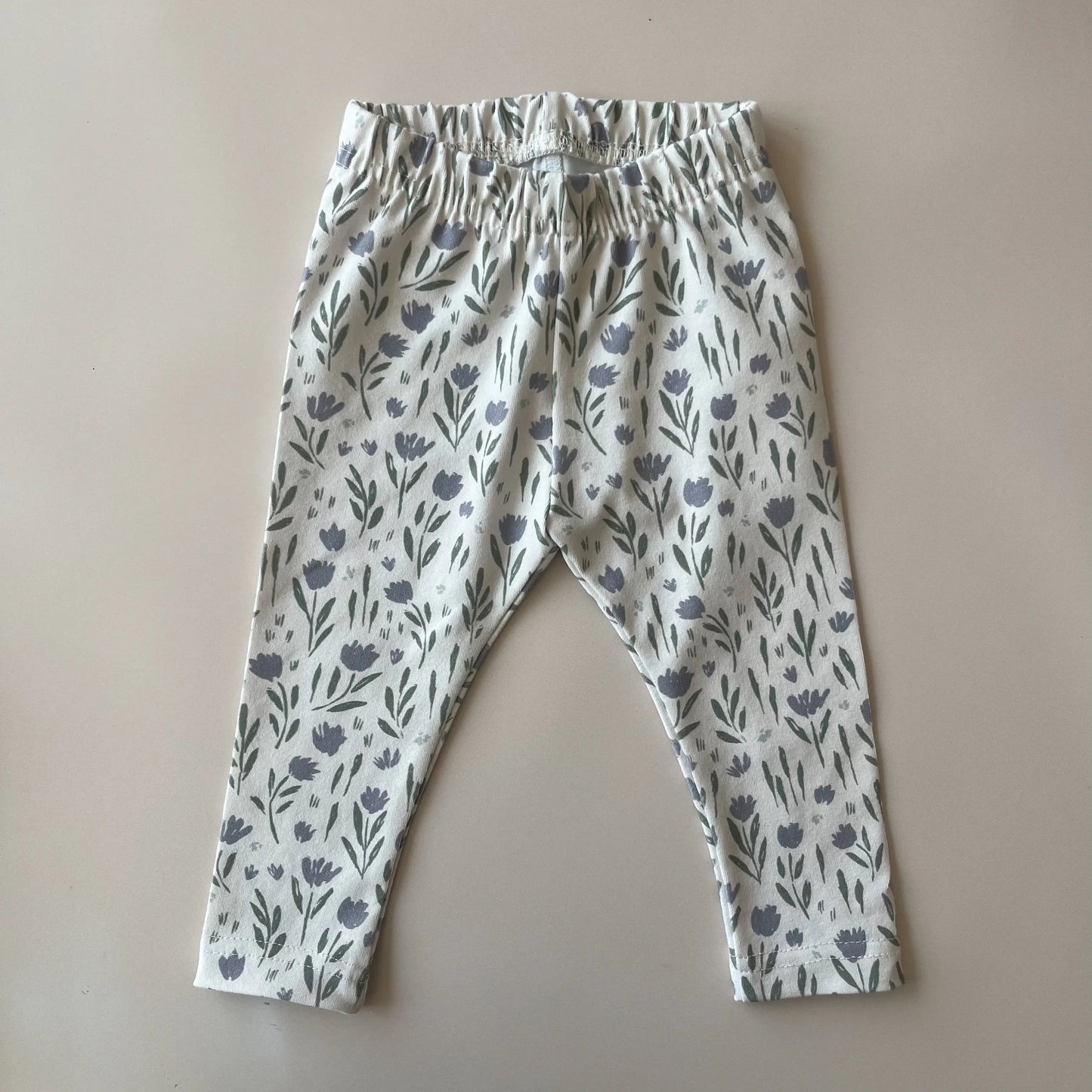 Leggings en coton imprimé fleuri   Maison Piou Piou