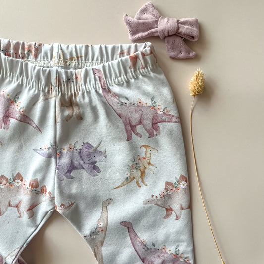 Leggings fille imprimé dinosaures
