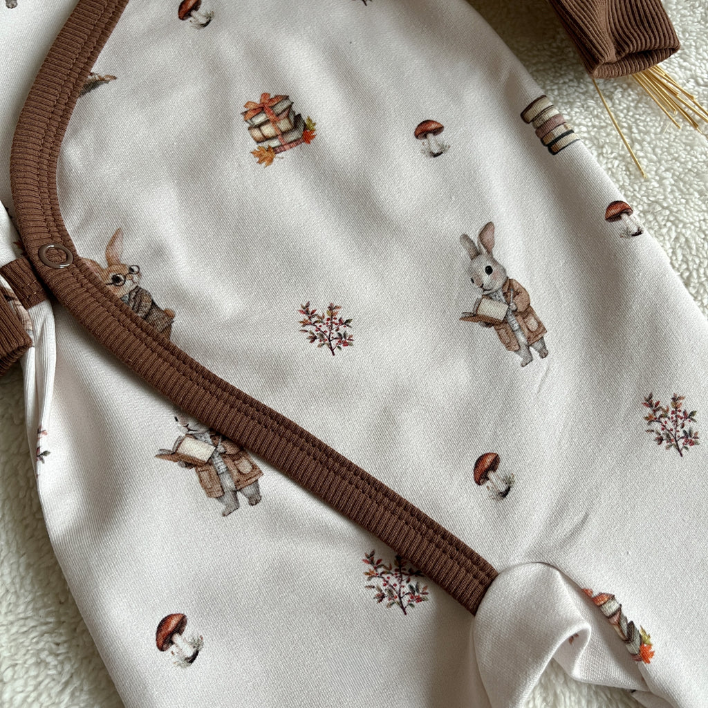 Pyjama bébé cache-cœur – Lapinou