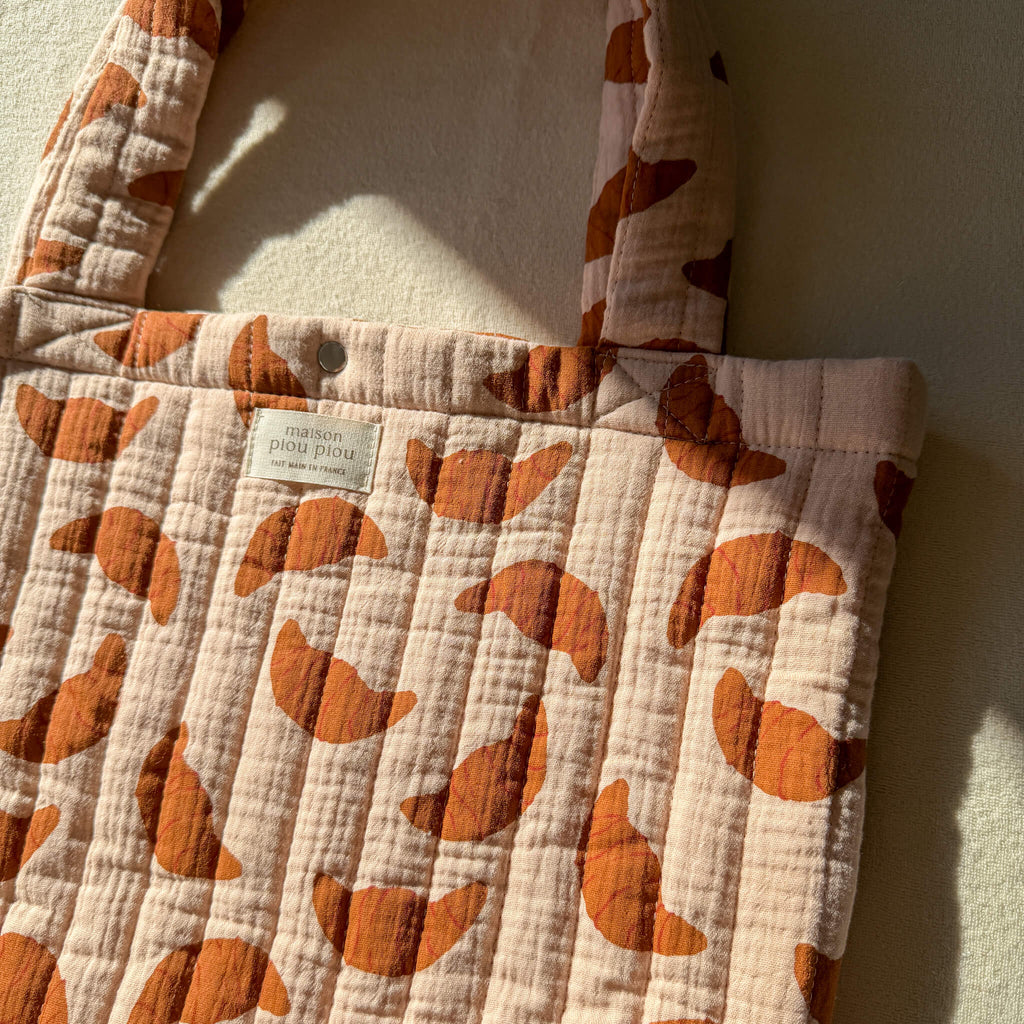 Sac Cabas Femme, motif croissant, édition limitée