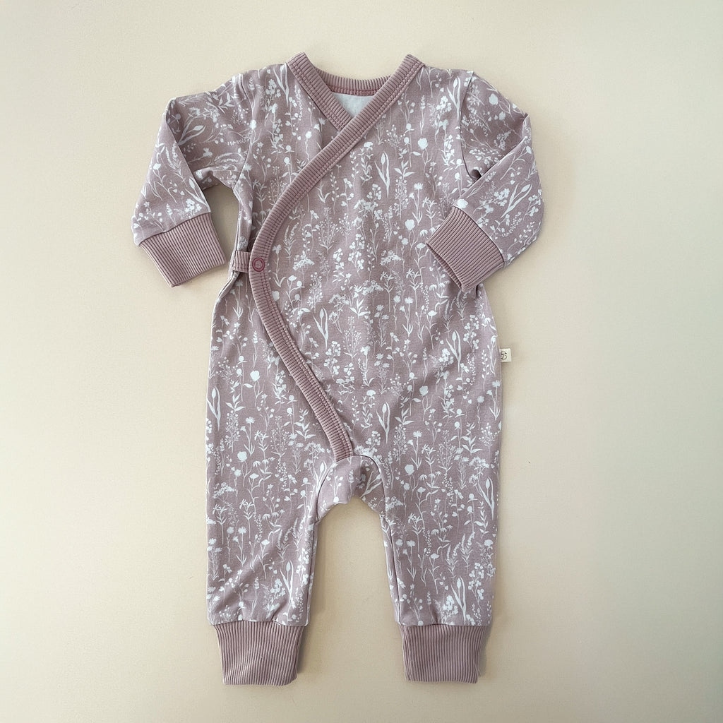 Pyjama bébé fille jersey imprimé Fleurs Roses