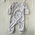 Pyjama avec ouverture devante en jersey cotelé coton oeko-tex naissance