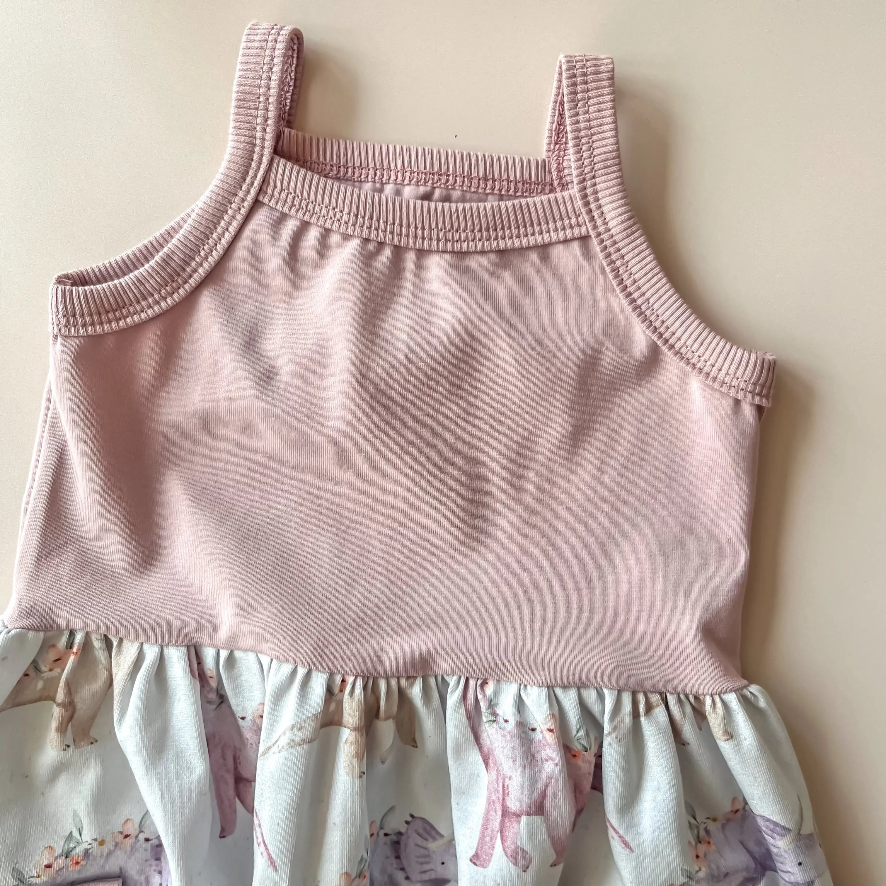 Robe sans manches imprimé dinosaures Maison Piou Piou