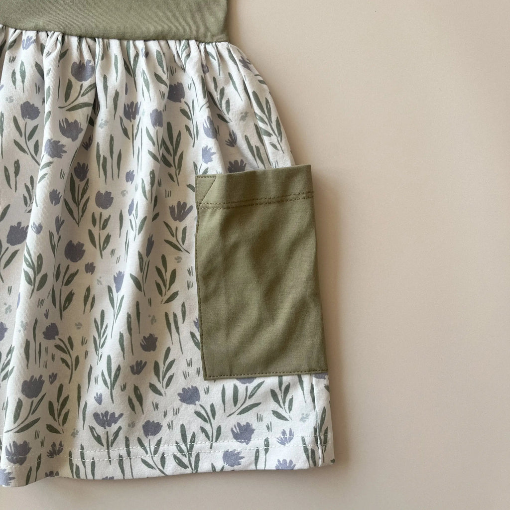 Robe sans manches imprimé fleuri   Maison Piou Piou
