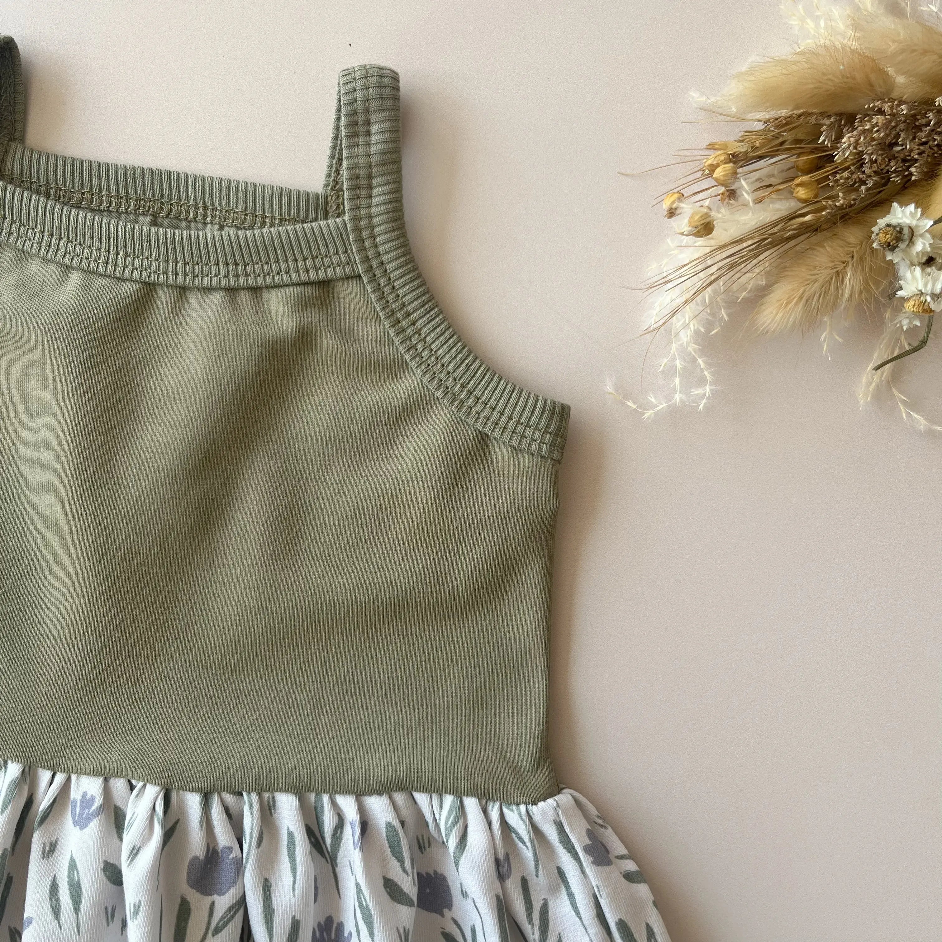 Robe sans manches imprimé fleuri   Maison Piou Piou