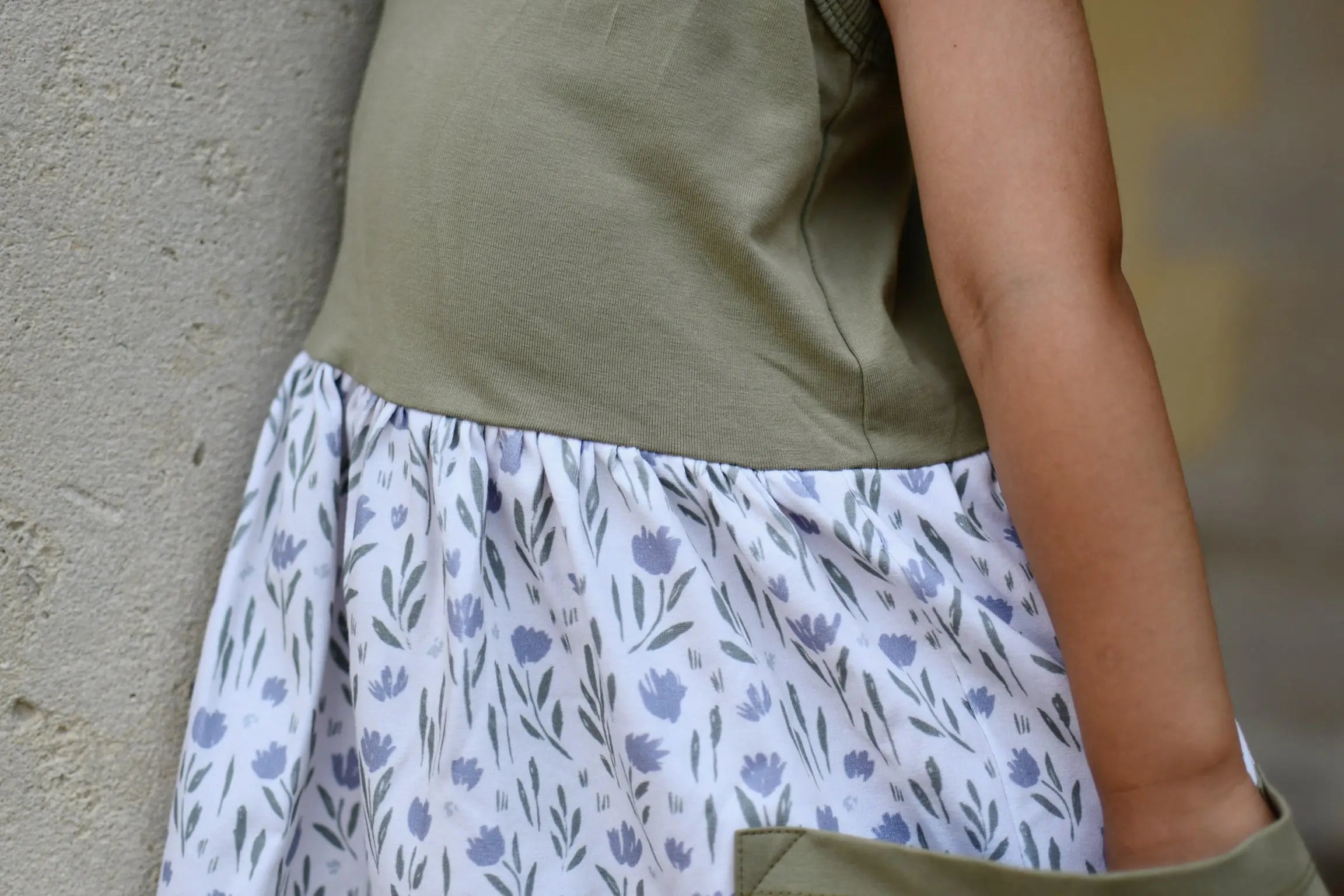 Robe sans manches imprimé fleuri   Maison Piou Piou