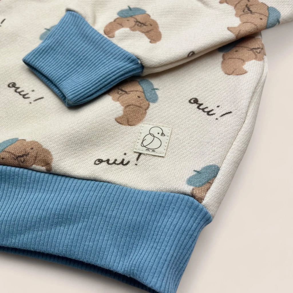 Sweat Mr. Croissant   Maison Piou Piou