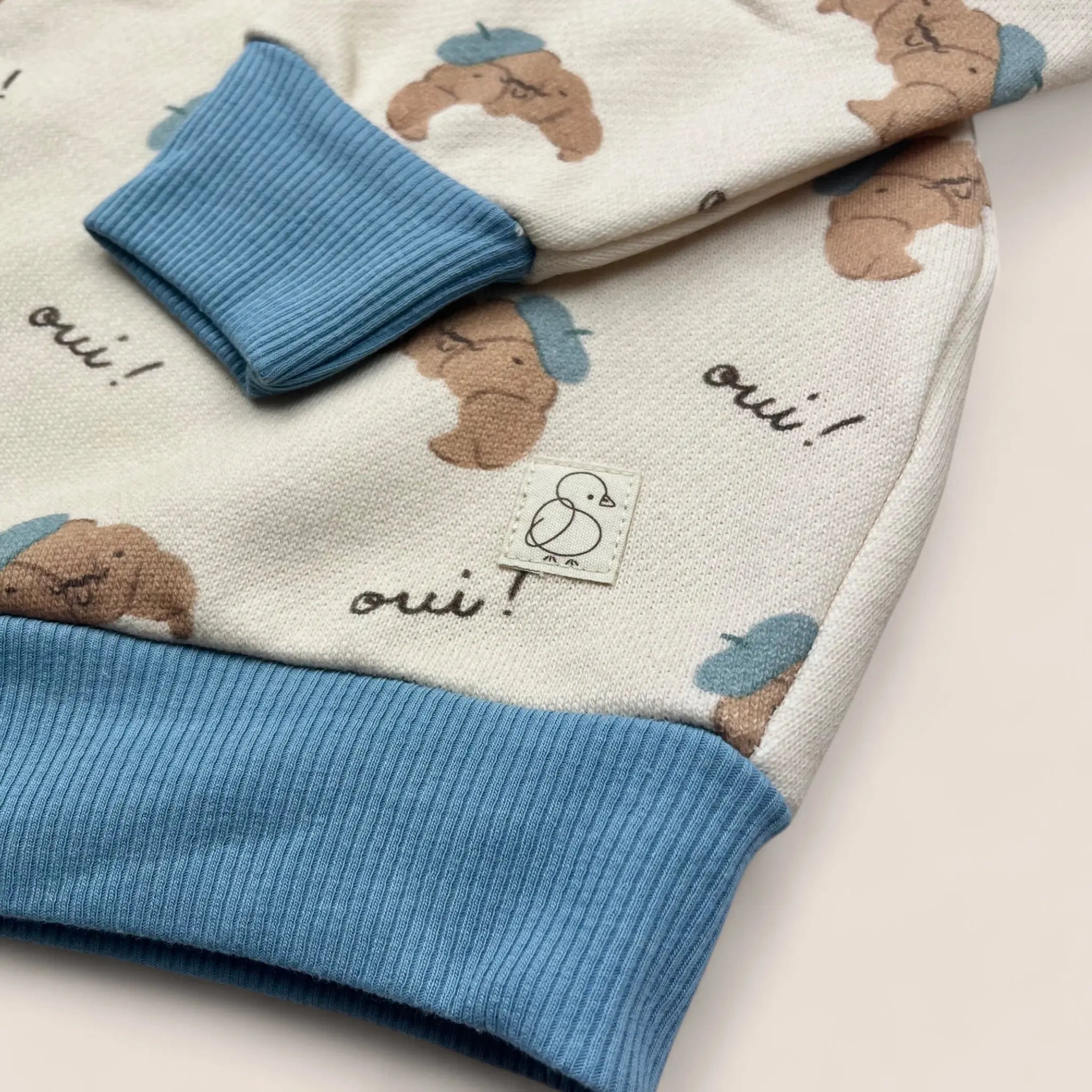 Sweat Mr. Croissant   Maison Piou Piou