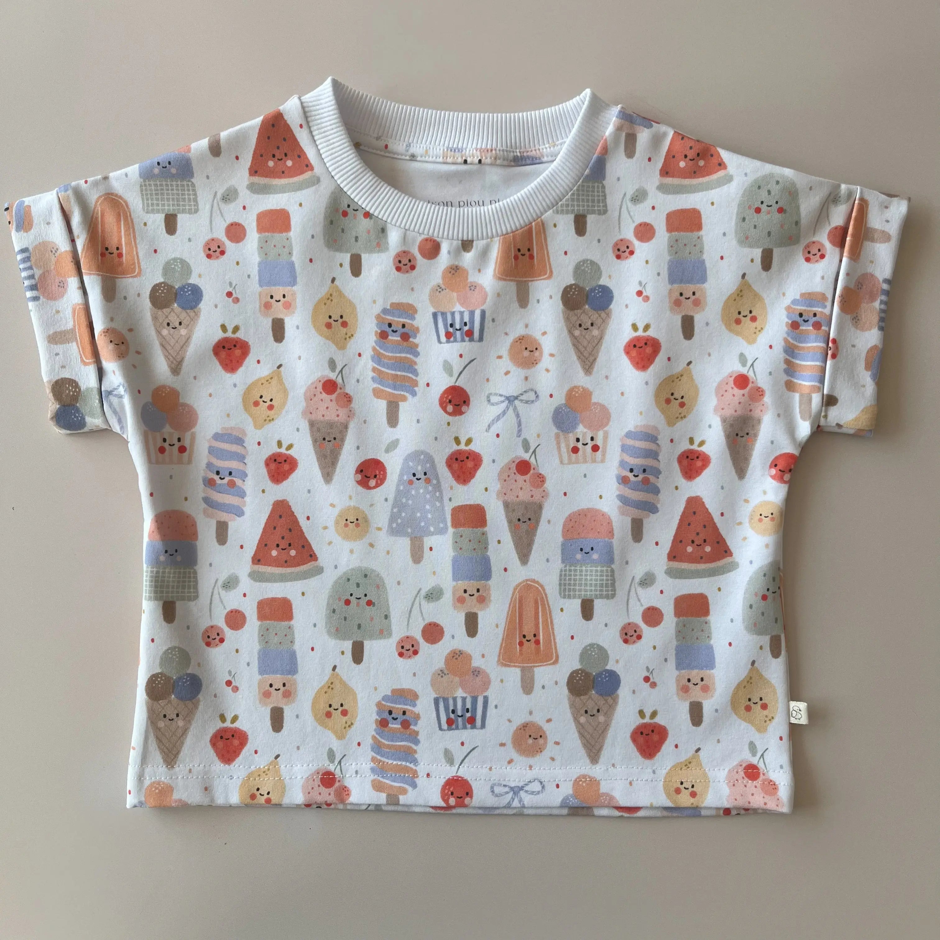 T-shirt oversize imprimé glaces   Maison Piou Piou