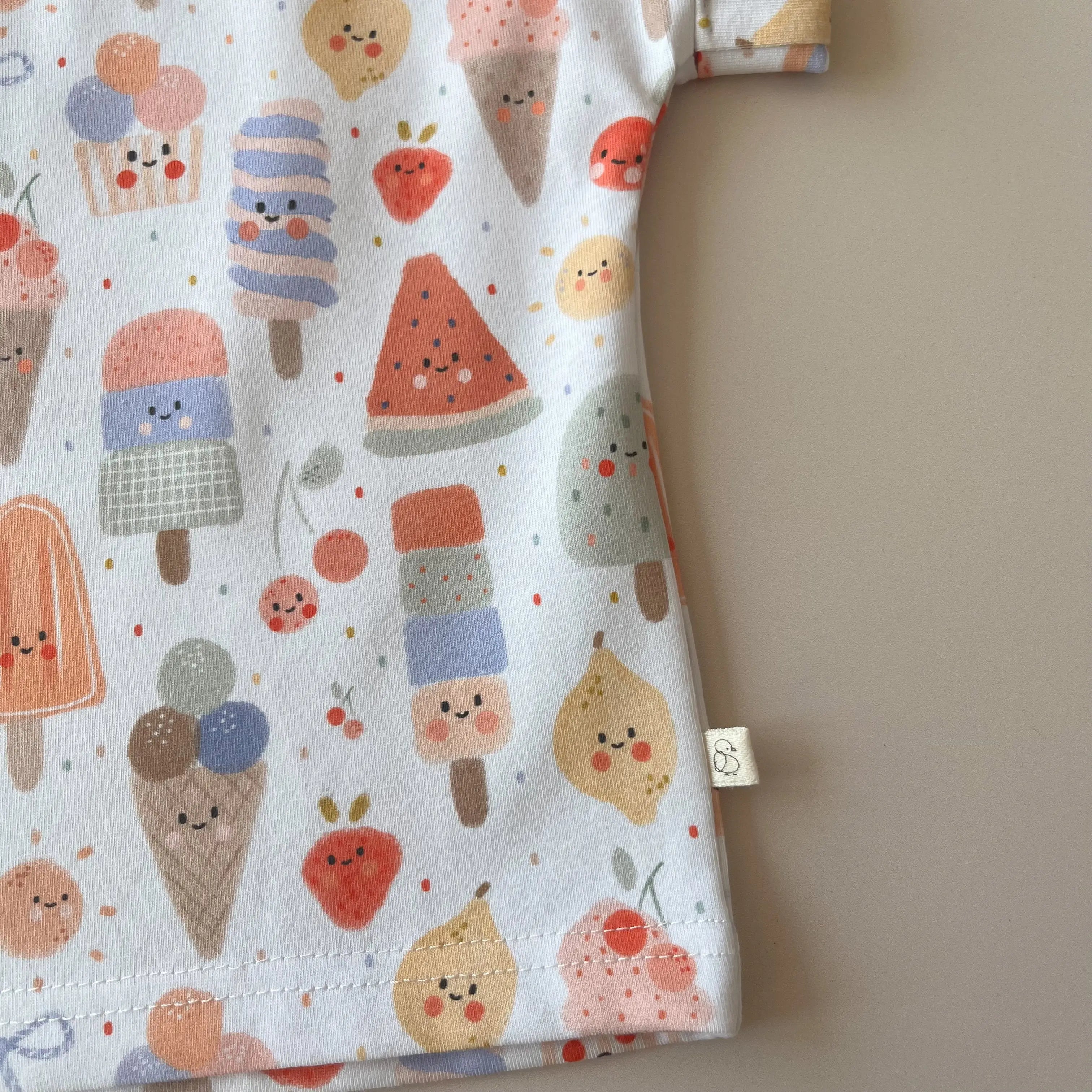 T-shirt oversize imprimé glaces   Maison Piou Piou