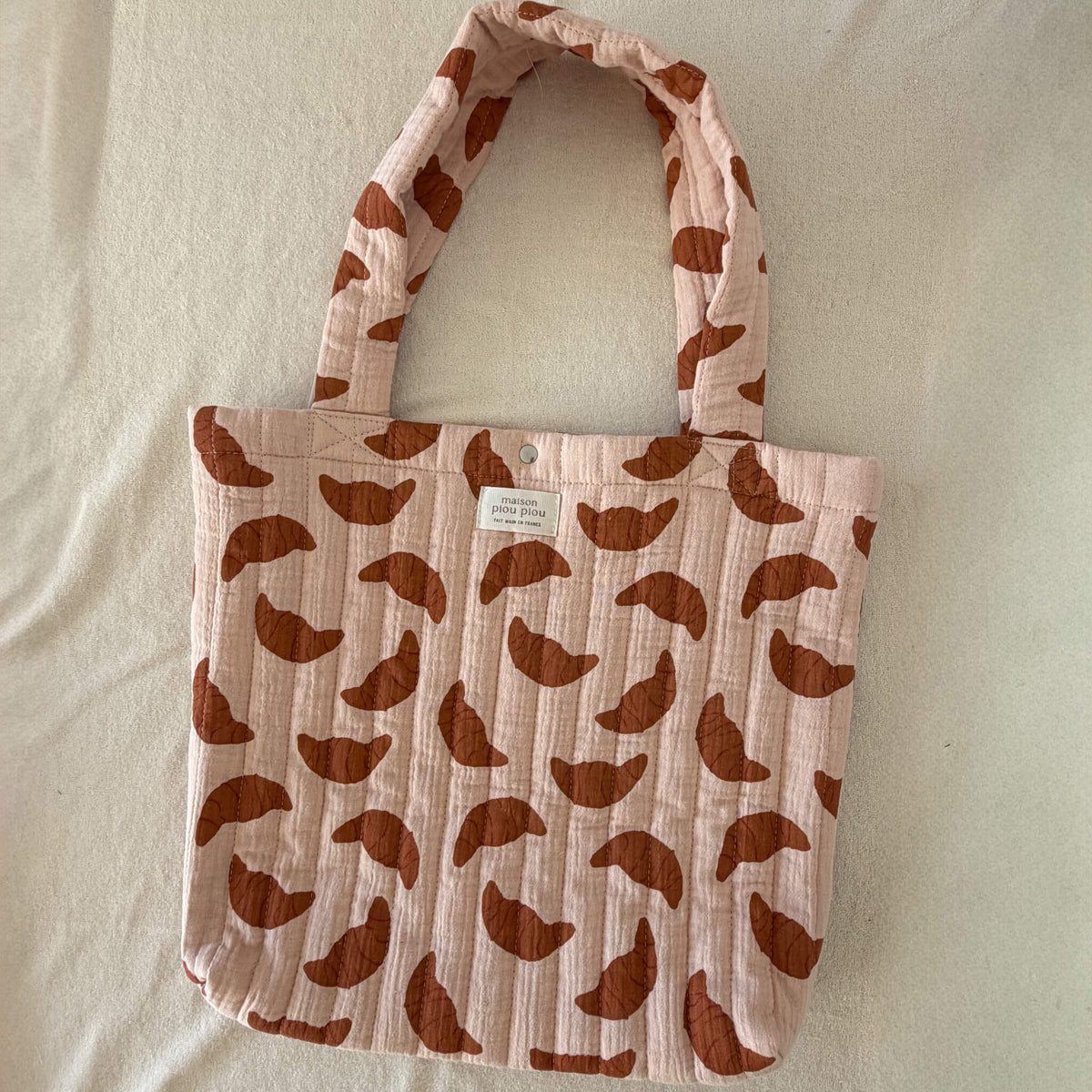 Sac Cabas Femme, motif croissant, édition limitée