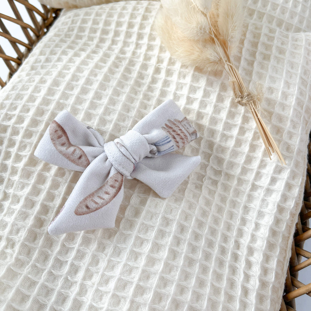Barrette pour bébé fille fait main, motif parisian
