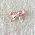 Barrette pour bébé et enfant fille motif radis maison piou piou fait main