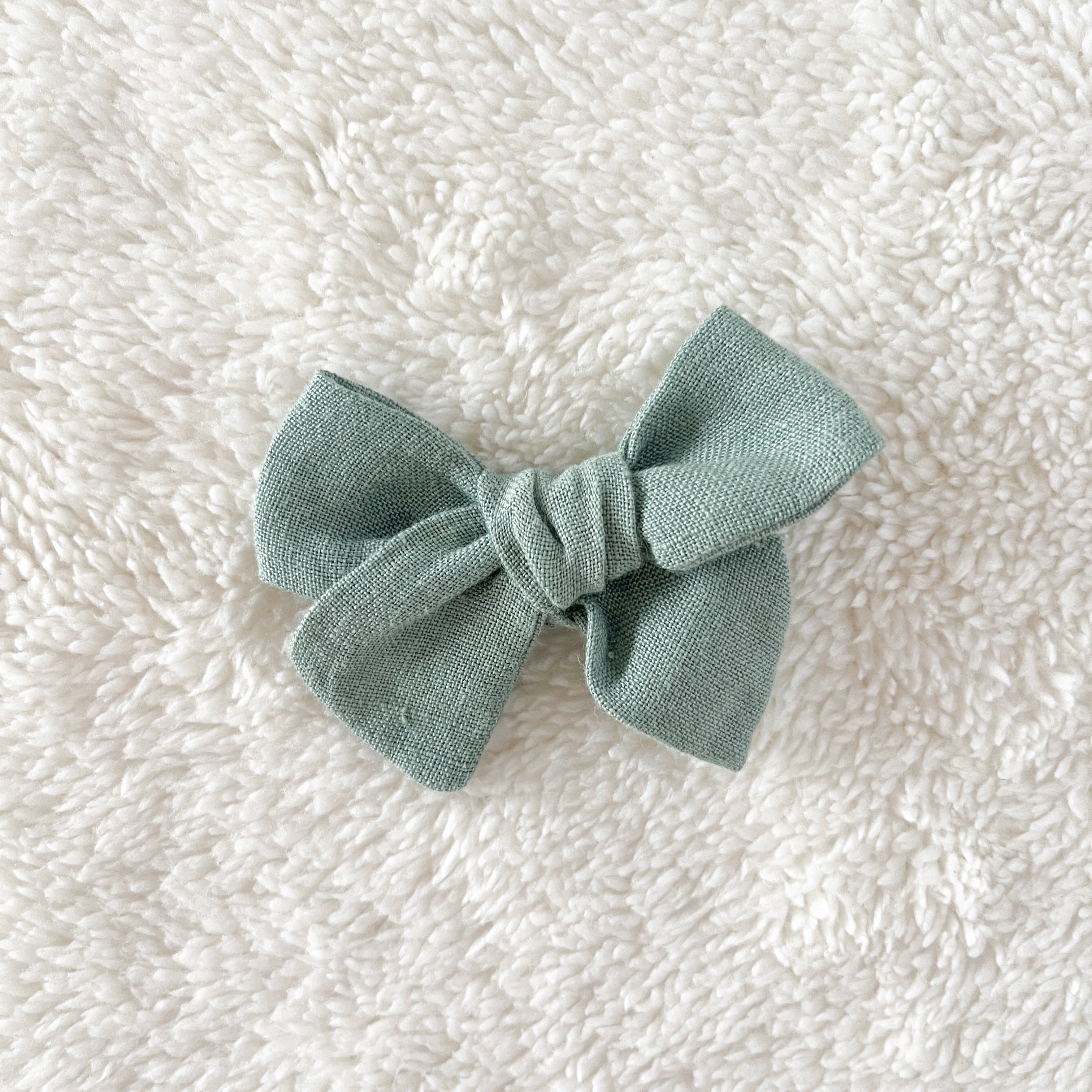 Barrette cheveux bébé et fille à nœud - motif au choix