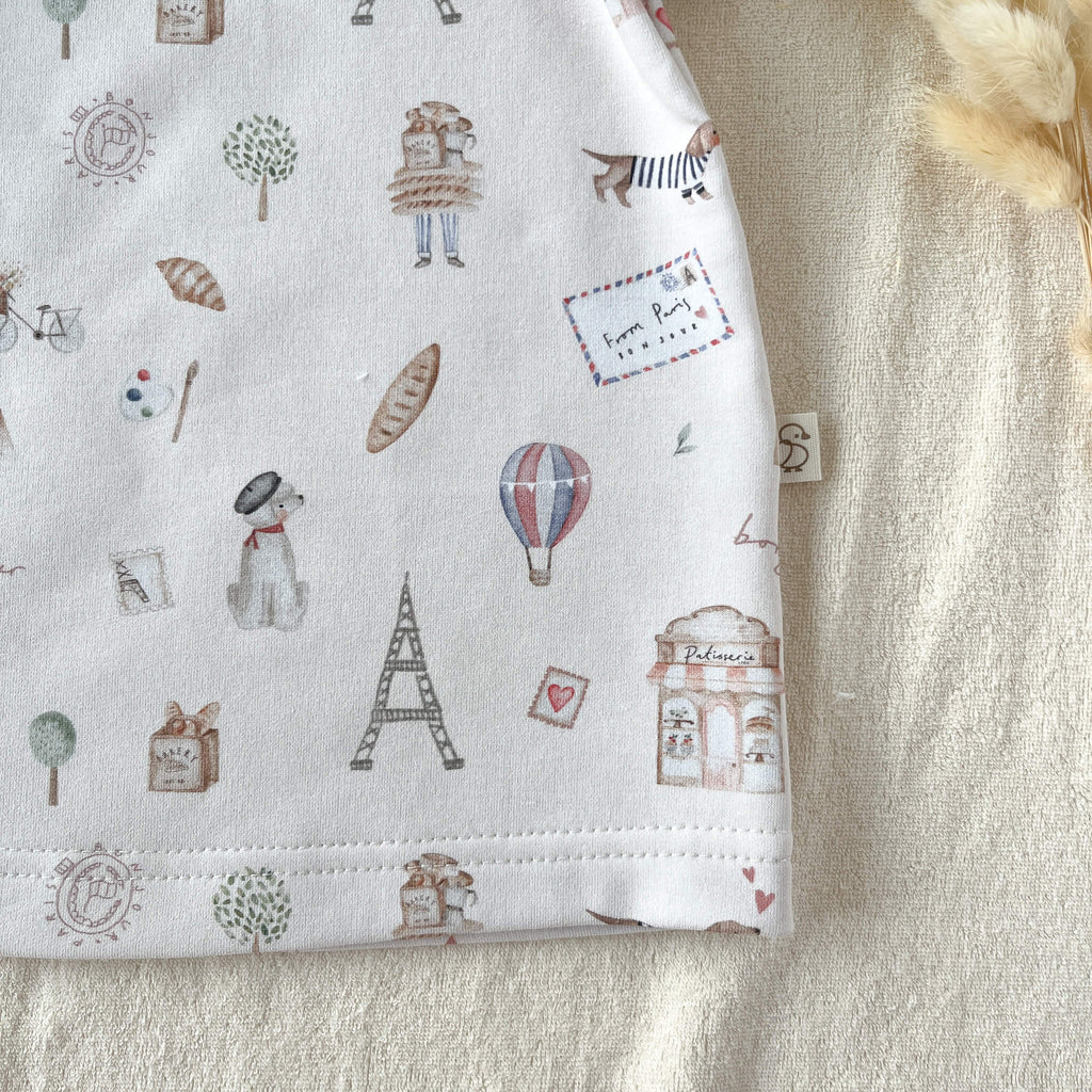 Robe bébé et fille en sweat bouclette - Bonjour Paris