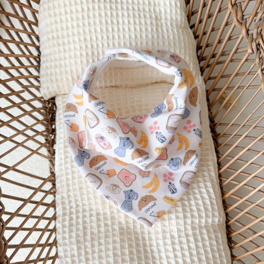 Bavoir bandana pour bébé Breakfast Club