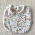 Détail micro-éponge bambou bavoir bébé – ultra-absorbant cousu à la main Maison Piou Piou