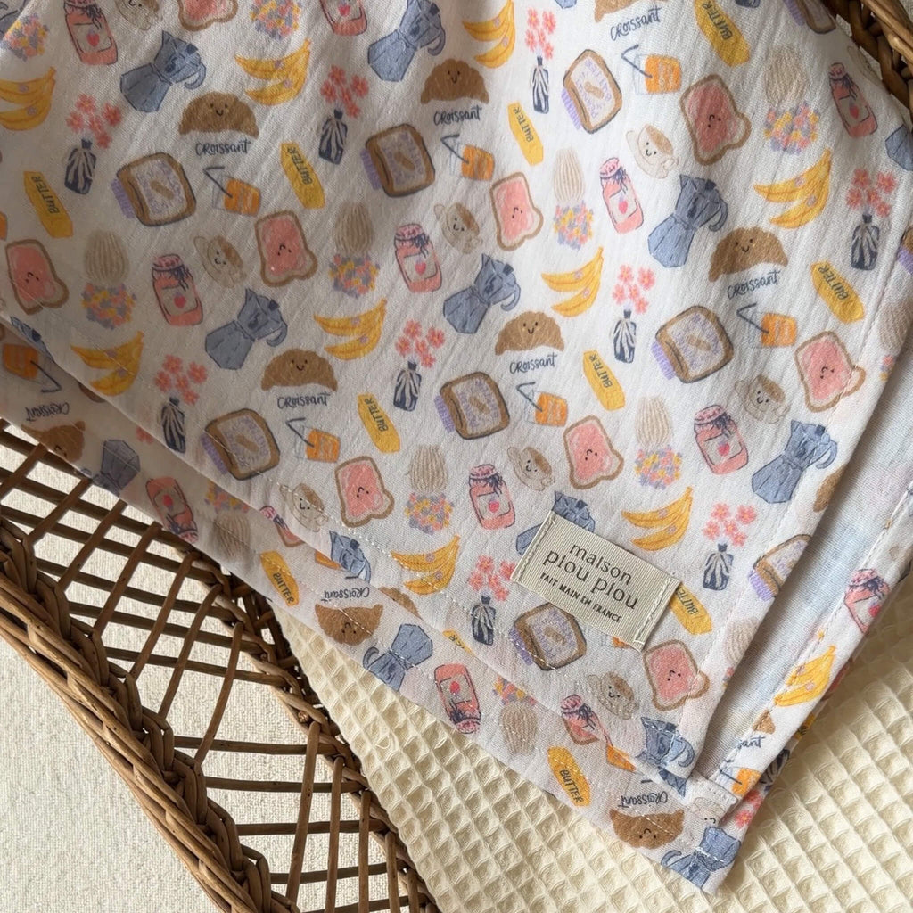 Double gauze cotton baby swaddle