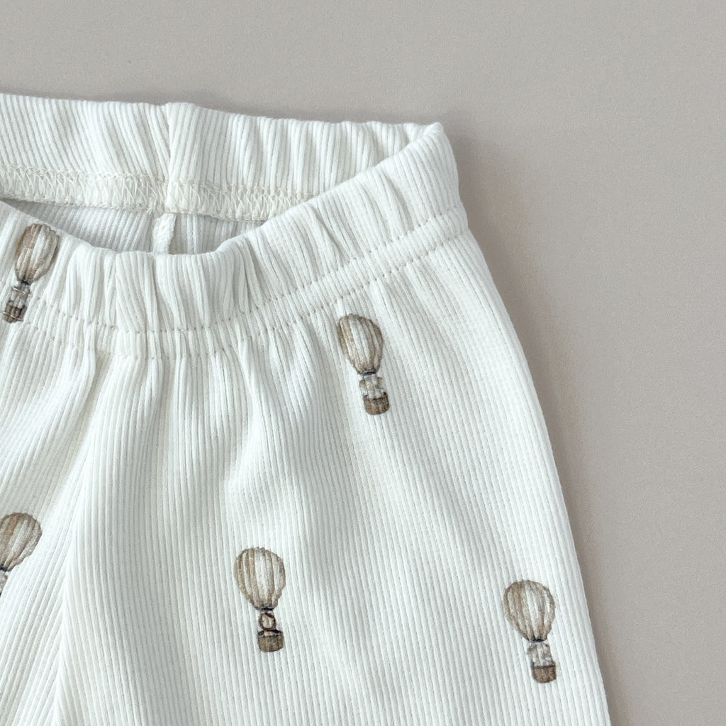 Pantalon bébé – Imprimé Avions & Montgolfières
