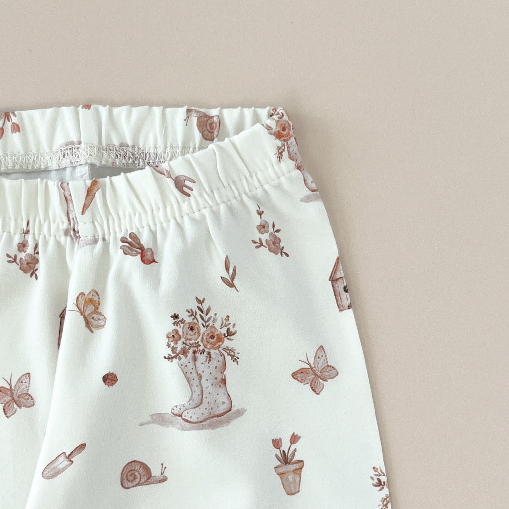 Pantalon bébé fille – Imprimé Jardin fleuri
