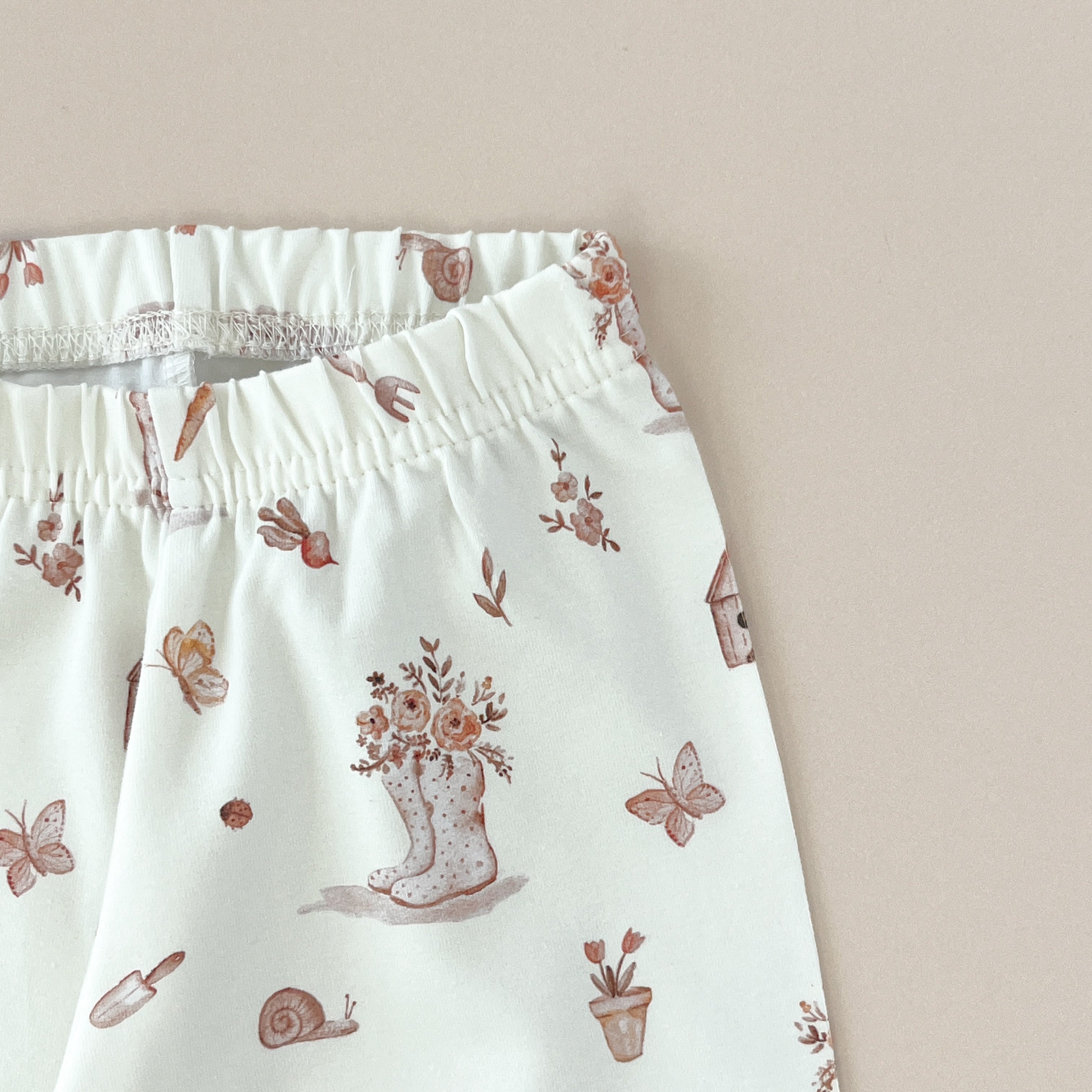 Pantalon bébé fille – Imprimé Jardin fleuri