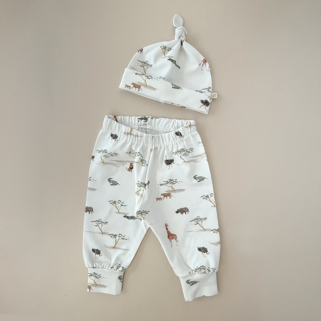 Pantalon bébé – Imprimé Savane