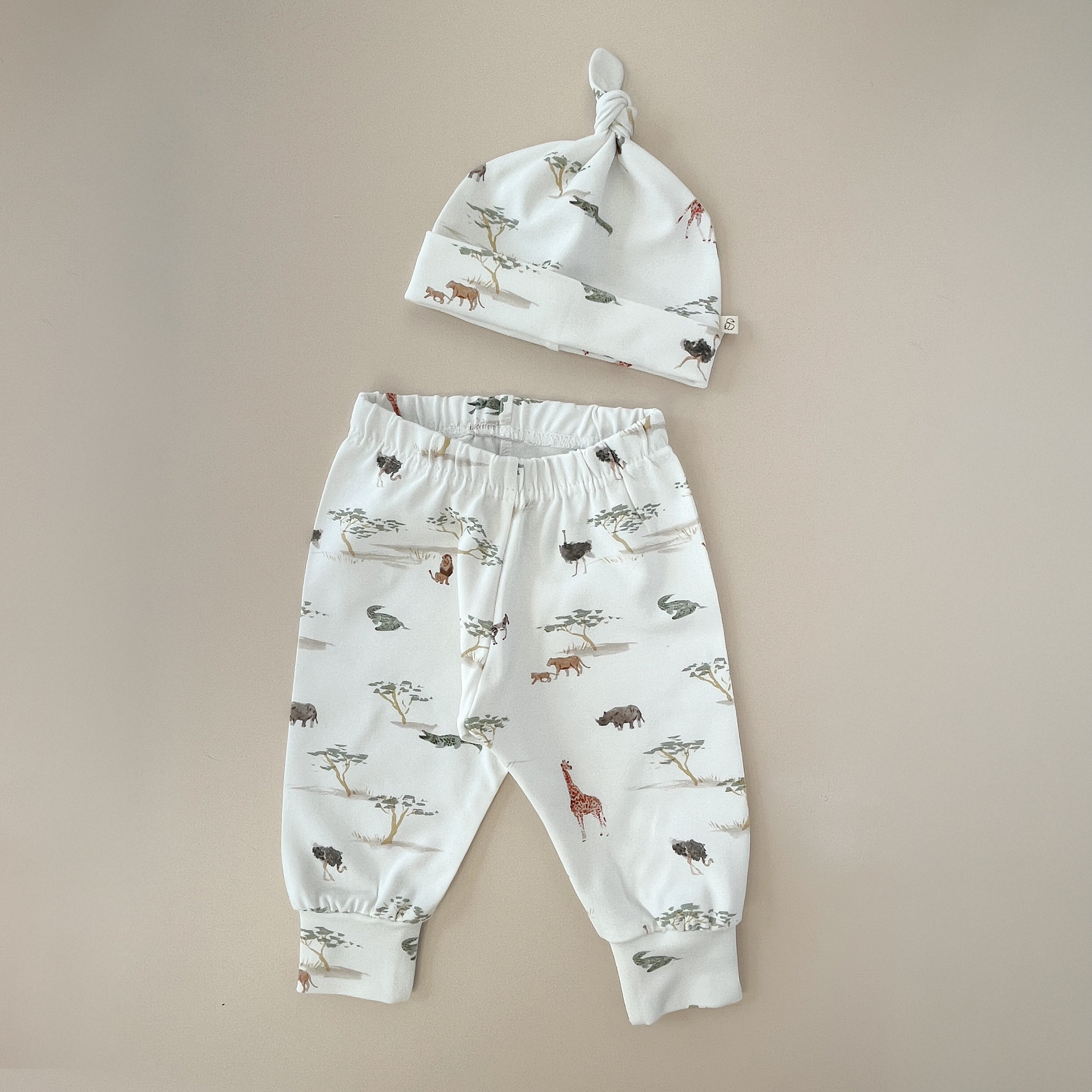 Pantalon bébé – Imprimé Savane