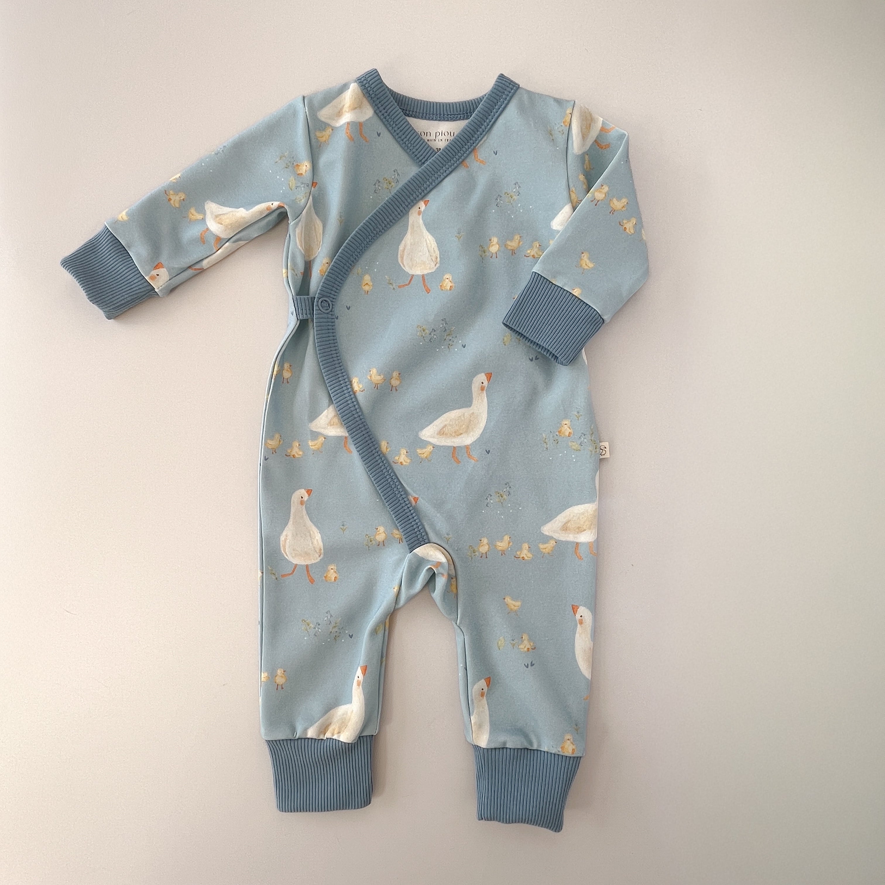 Pyjama bébé mixte jersey motif Oies